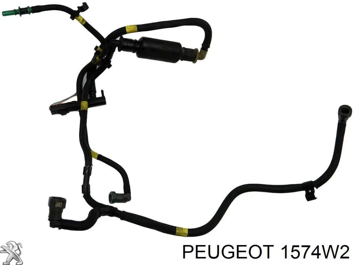Трубка паливна, від фільтра до насосу 1574W2 Peugeot/Citroen