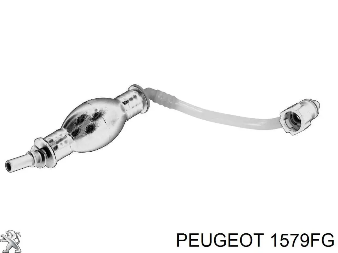 Трубка паливна, від бака до паливного фільтру Peugeot Partner (5F) (Пежо Партнер)