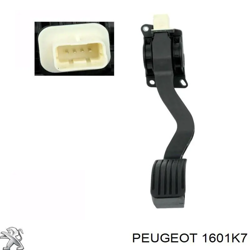1601K7 Peugeot/Citroen Педаль газу (акселератора)