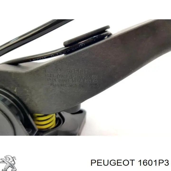 1601P3 Peugeot/Citroen педаль газу (акселератора)