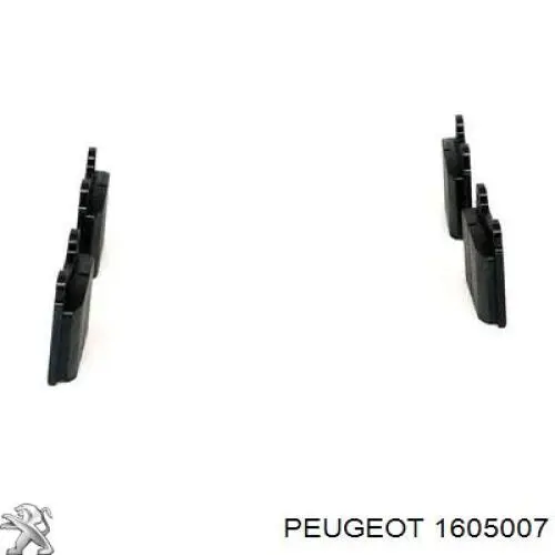 Колодки гальмівні передні, дискові 1605007 Peugeot/Citroen