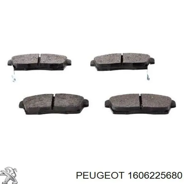 Гальмівні колодки Peugeot/Citroen 1606225680 ціна, від 23.60 USD