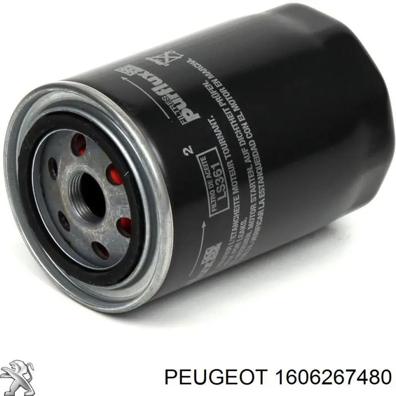 1606267480 Peugeot/Citroen фільтр масляний