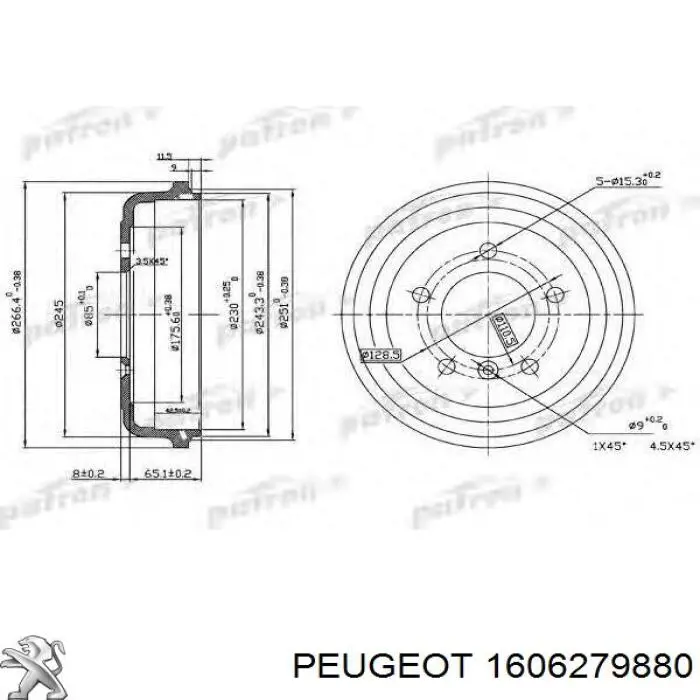 Трос стоянкового гальма передній Bosch 1987482796 ціна, від 51.11 USD