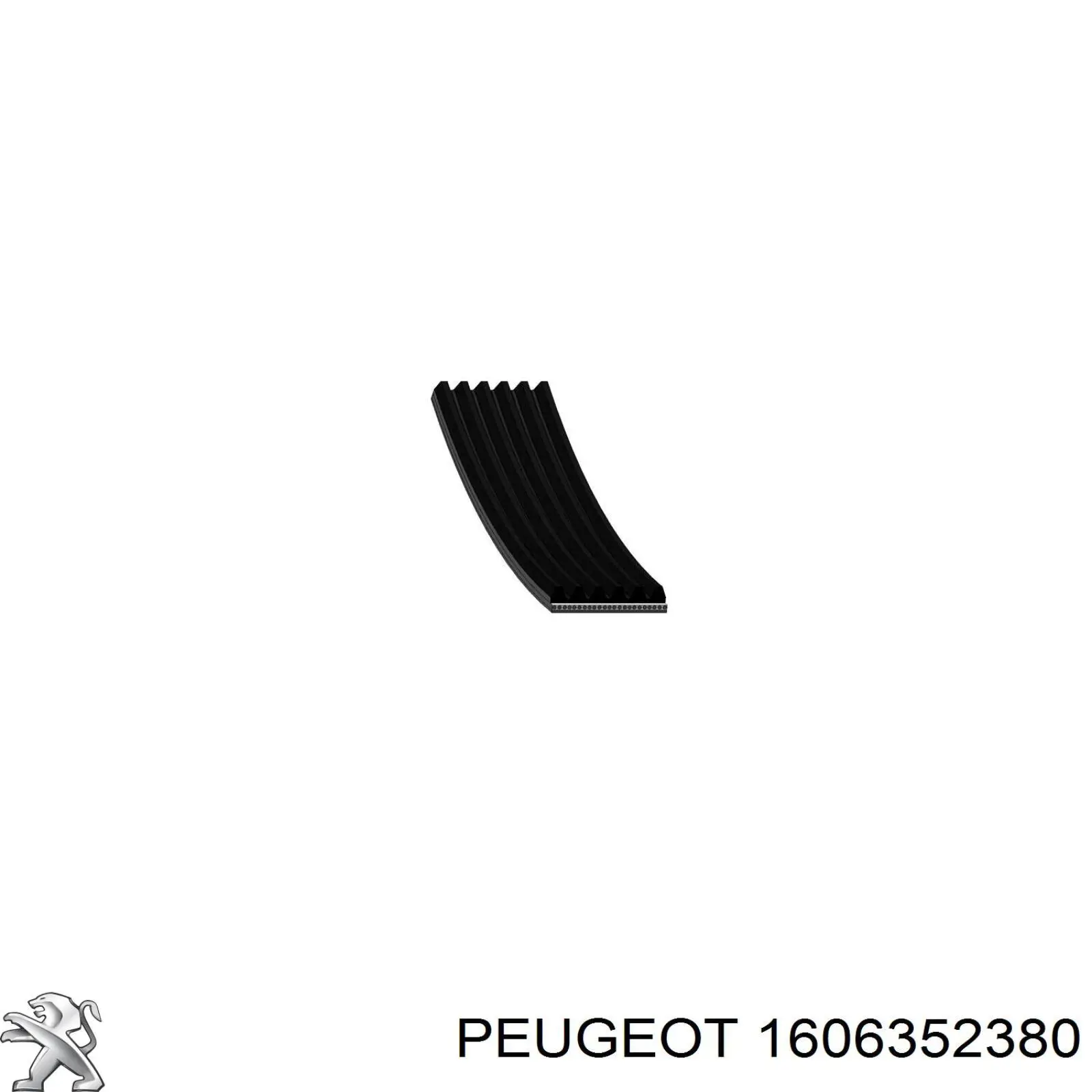1606352380 Peugeot/Citroen ремінь приводний, агрегатів
