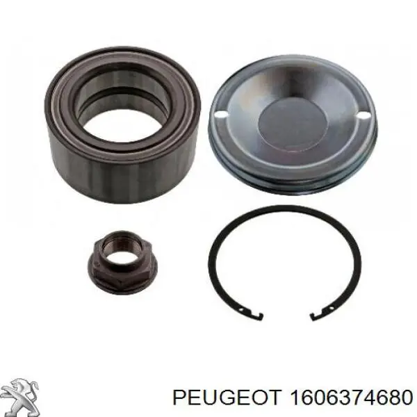 Комплект підшипник маточини передньої Peugeot/Citroen 1606374680 ціна, від 57.22 USD