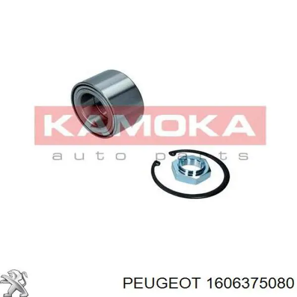 Підшипник маточини задньої Peugeot/Citroen 1606375080 ціна, від 35.80 USD