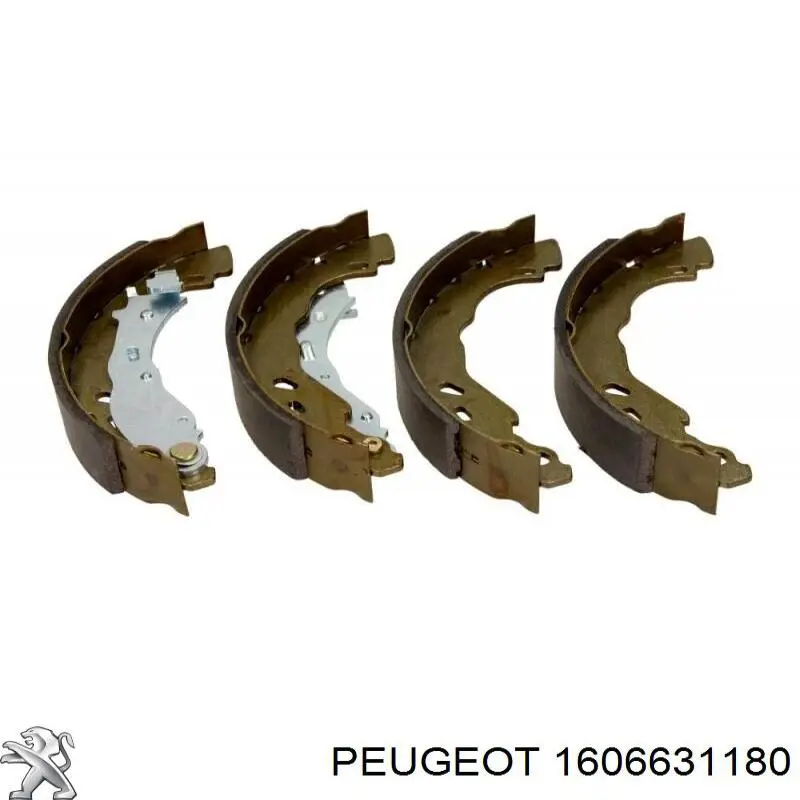 1606631180 Peugeot/Citroen колодки гальмові задні, барабанні