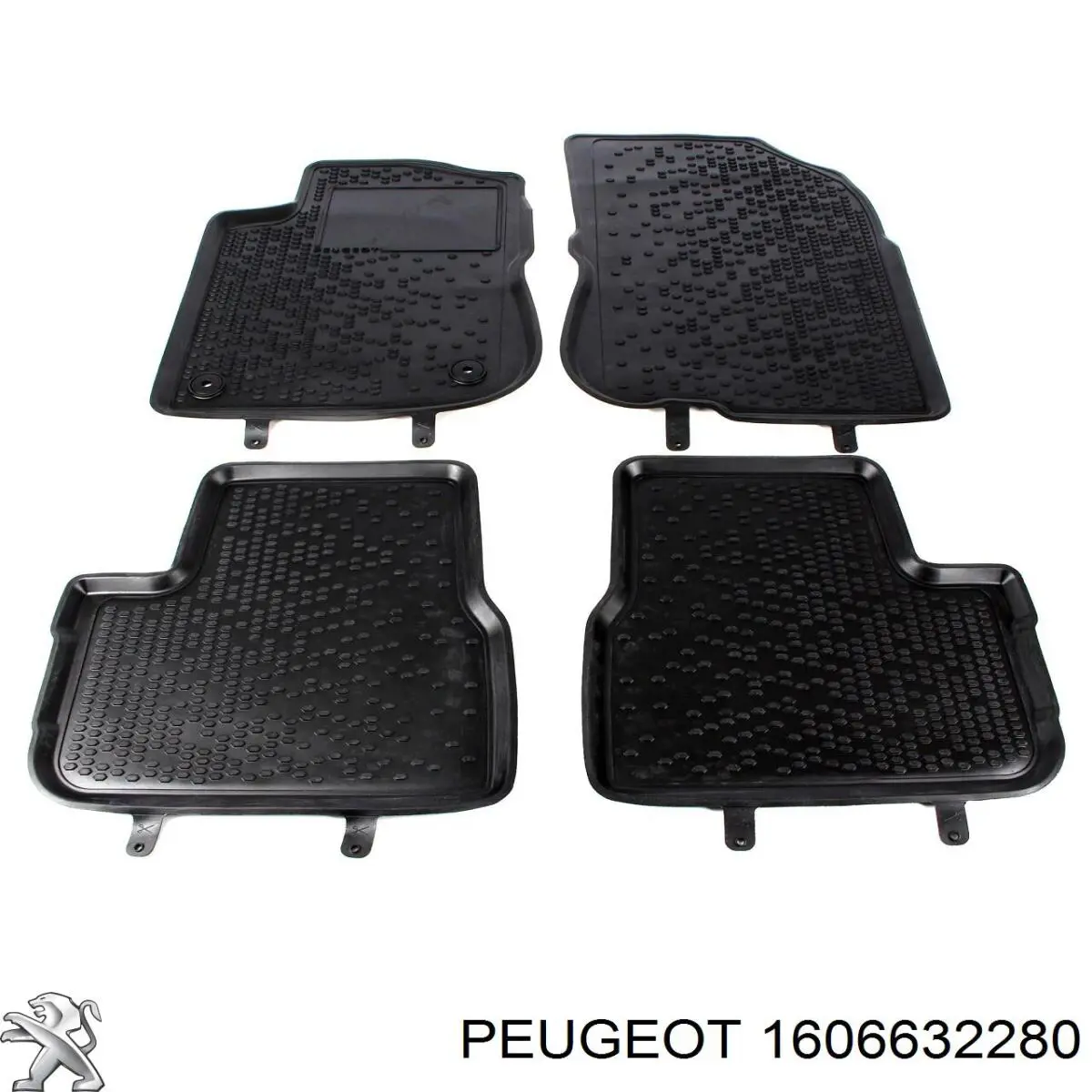 Комплект килимків Peugeot/Citroen 1606632280 ціна, від 92.40 USD