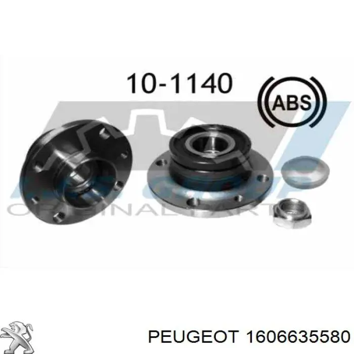 Маточини задніх коліс Peugeot/Citroen 1606635580 ціна, від 46.66 USD