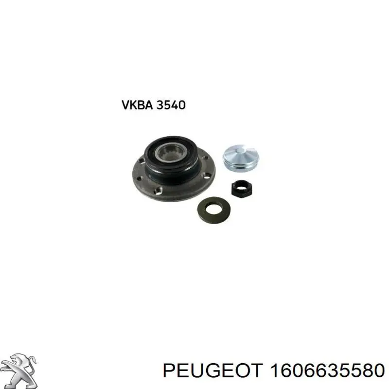Купити 1606635580 Peugeot/Citroen Підшипник ступиці колеса