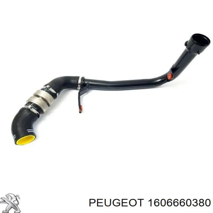 1606660380 Peugeot/Citroen шланг/патрубок інтеркулера, лівий