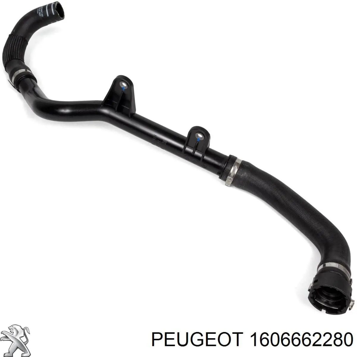 1606662280 Peugeot/Citroen шланг/патрубок радіатора охолодження, верхній