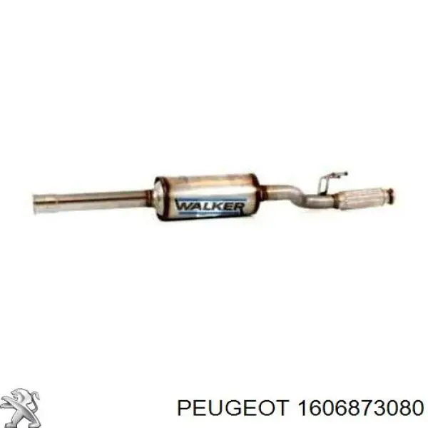 Купити 1606873080 Peugeot/Citroen Сажевый фільтр