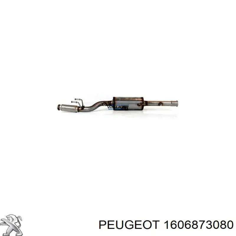 Фільтр системи відпрацьованих газів Peugeot/Citroen 1606873080 ціна, від 452.32 USD