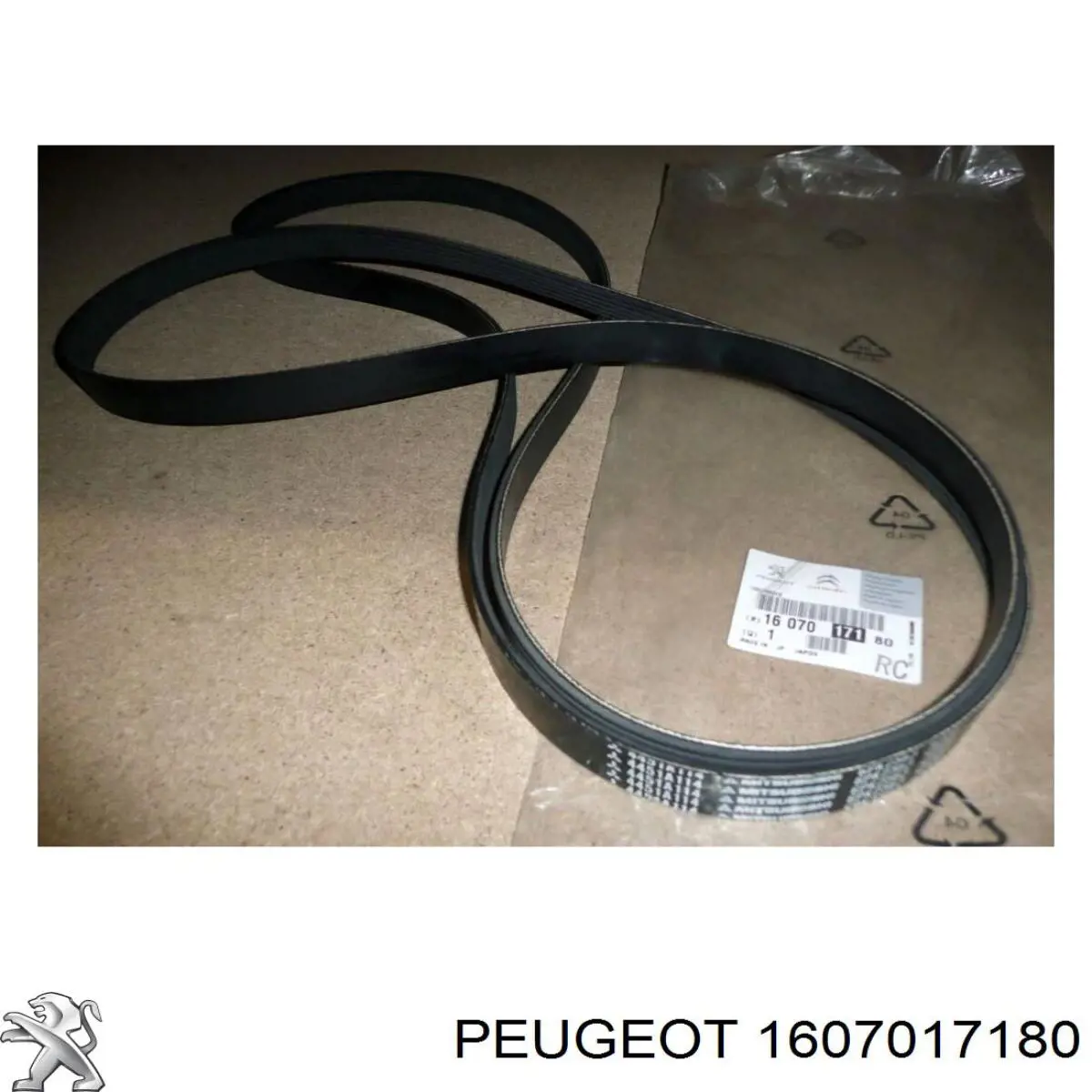 Клиновий ремінь Peugeot/Citroen 1607017180 ціна, від 24.23 USD