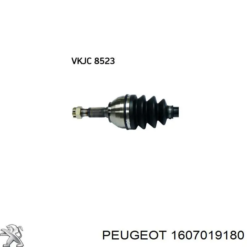 Привід передній лівий Peugeot/Citroen 1440106080 ціна, від 8301.87 UAH