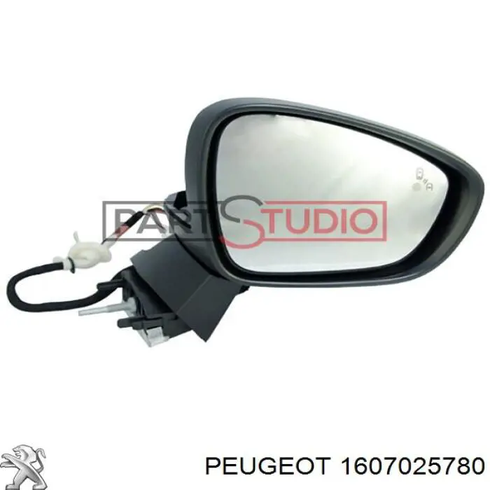 Купити 1607025780 Peugeot/Citroen Дзеркало праве