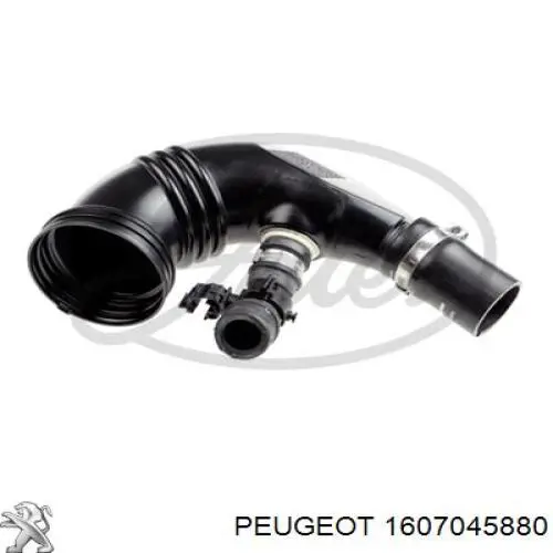 Купити 1607045880 Peugeot/Citroen Патрубок витратоміра повітря