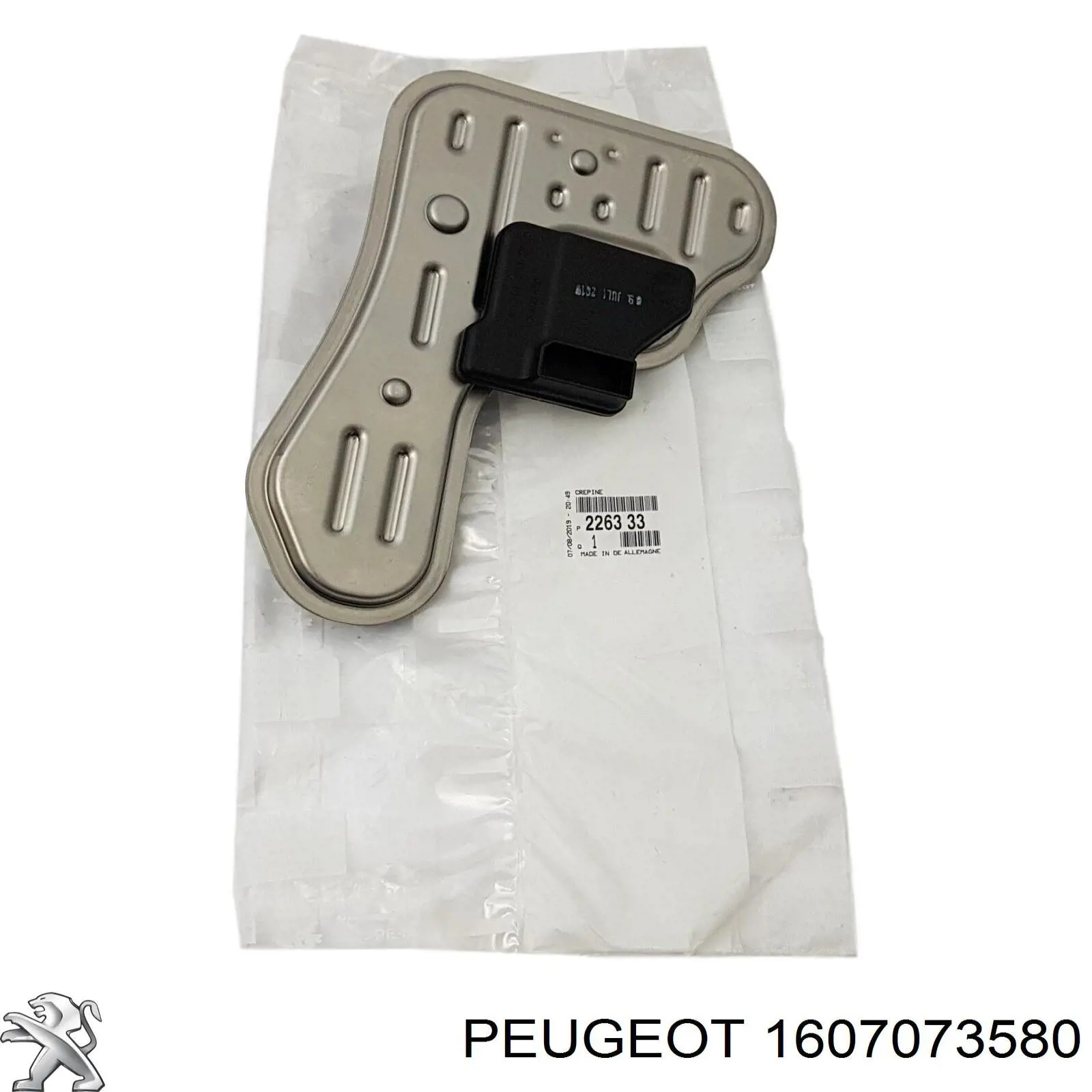 Купити 1607073580 Peugeot/Citroen Сальник піввісі переднього моста, правою