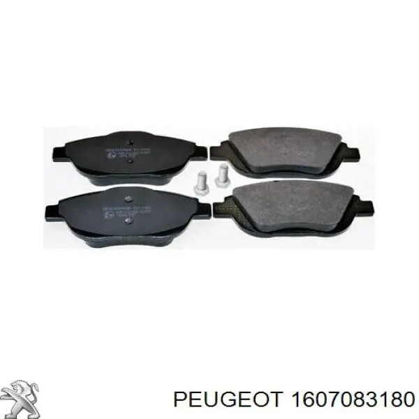 Гальмівні колодки Peugeot/Citroen 1607083180 ціна, від 19.09 USD