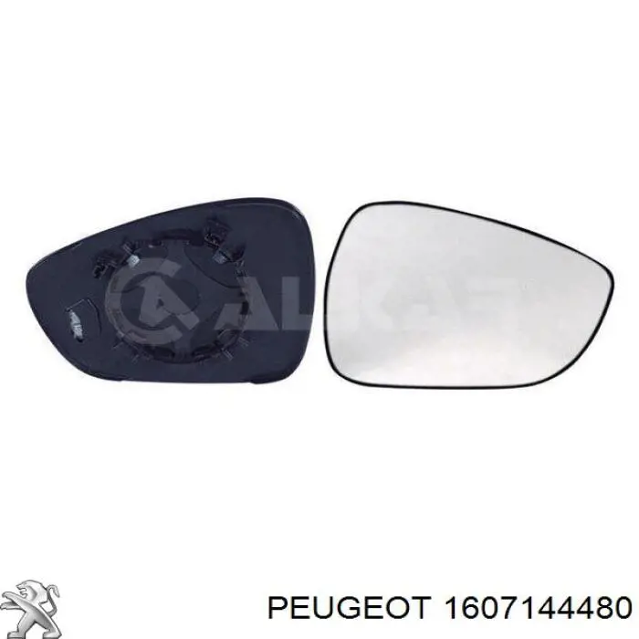 1607144480 Peugeot/Citroen Праве дзеркало заднього виду