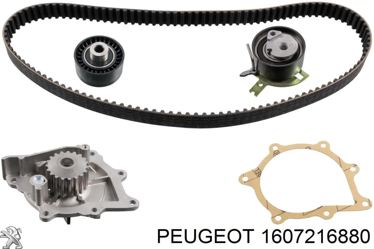 Комплект ГРМ Peugeot/Citroen 1607216880 ціна, від 64.33 USD