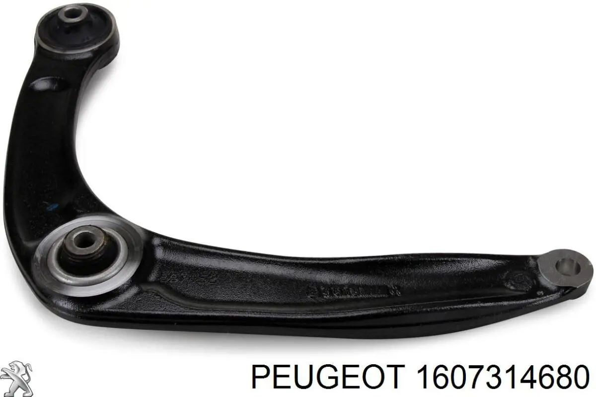 Купити 1607314680 Peugeot/Citroen Важіль передньої підвіски нижній, правий