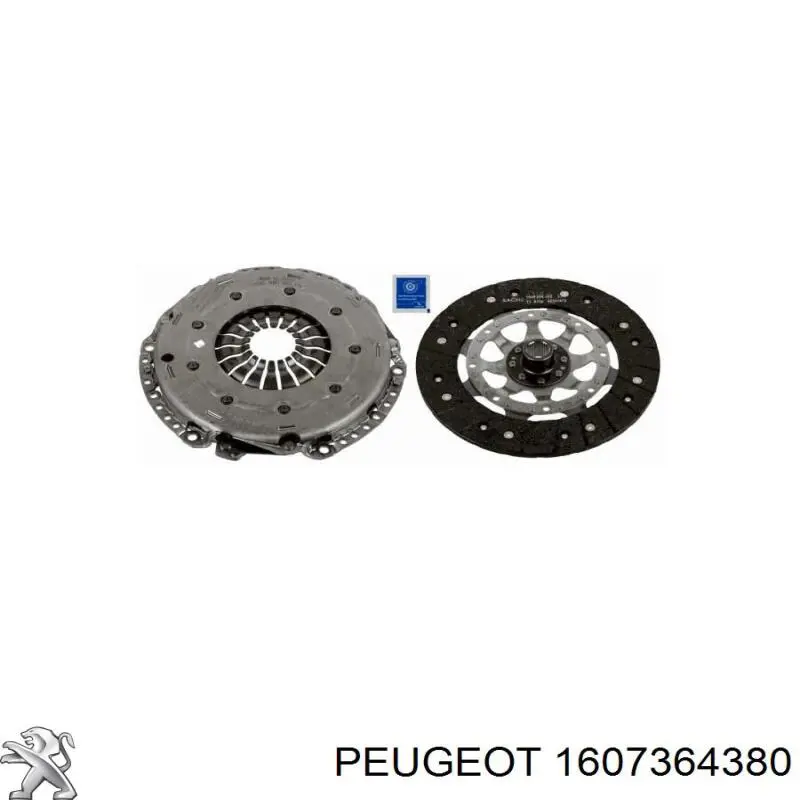 1607364380 Peugeot/Citroen комплект зчеплення (3 частини)