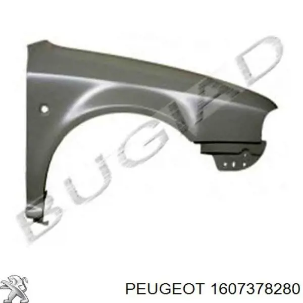 Купити 1607378280 Peugeot/Citroen Супорт гальмівний передній лівий