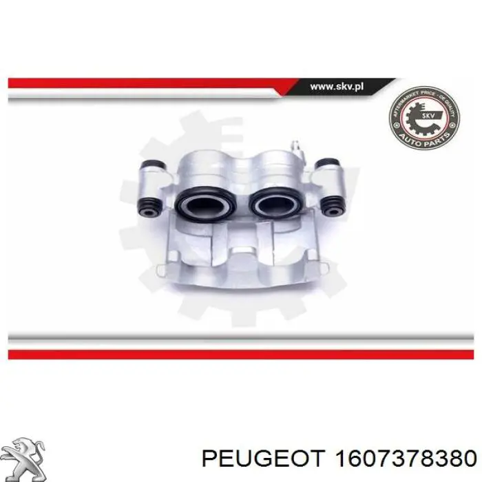 1607378380 Peugeot/Citroen супорт гальмівний передній правий