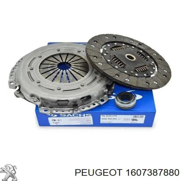 1607387880 Peugeot/Citroen комплект зчеплення (3 частини)