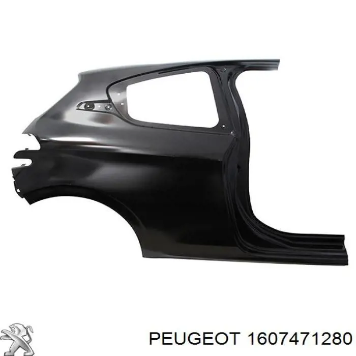 1607471280 Peugeot/Citroen крило заднє праве