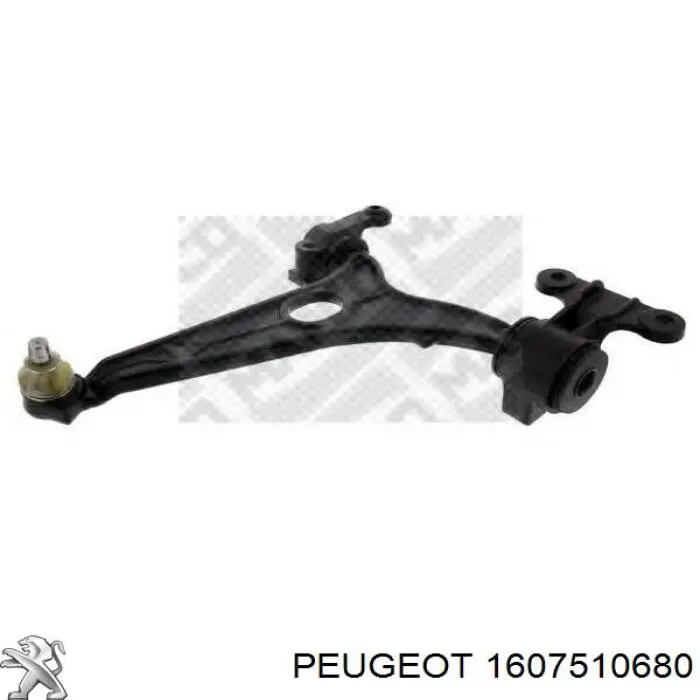 Важіль передньої підвіски нижній, лівий 1607510680 Peugeot/Citroen