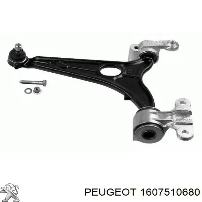 Купити 1607510680 Peugeot/Citroen Лівий важіль передній нижній підвіски