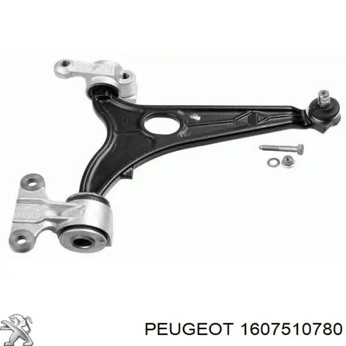 1607510780 Peugeot/Citroen Важіль передньої підвіски нижній, правий