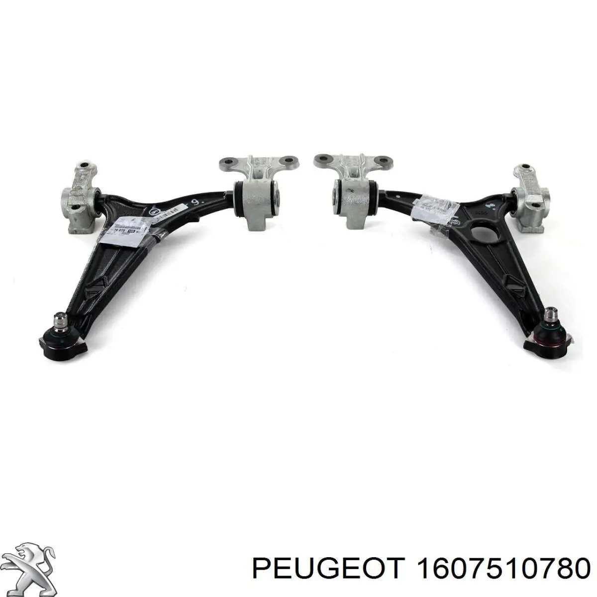 Важіль передньої підвіски нижній, правий 1607510780 Peugeot/Citroen