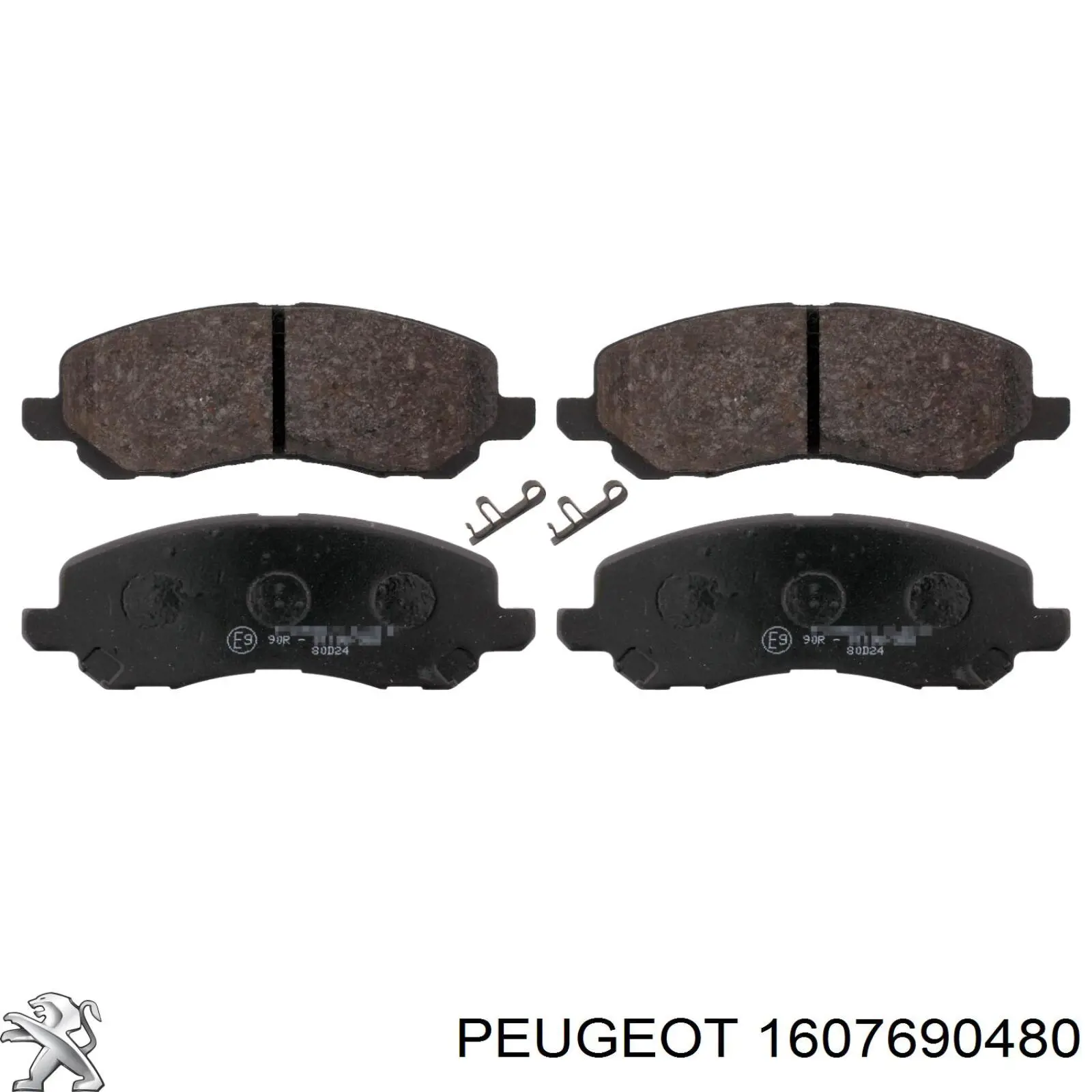 Гальмівні колодки Peugeot/Citroen 1607690480 ціна, від 23.99 USD