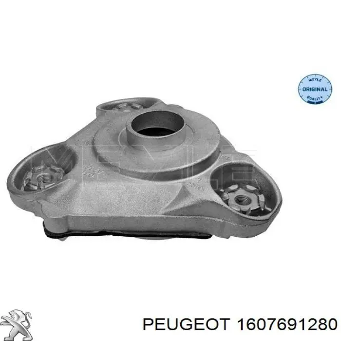 Купити 1607691280 Peugeot/Citroen Опора амортизатора переднього лівого