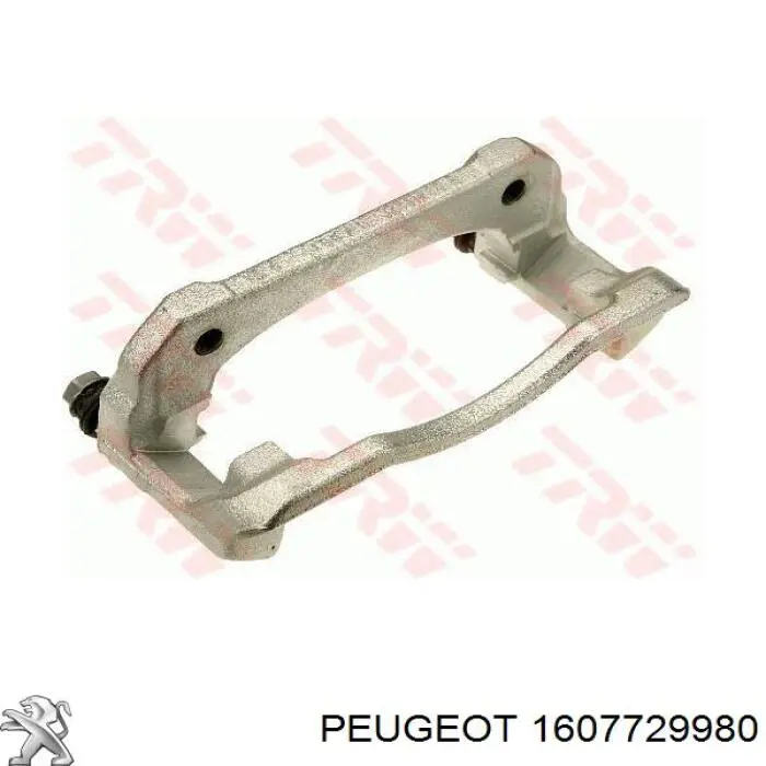 Купити 1607729980 Peugeot/Citroen Скоба супорту переднього