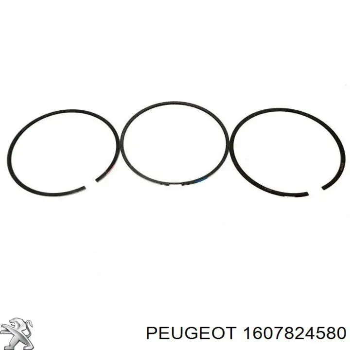 1607824580 Peugeot/Citroen кільця поршневі на 1 циліндр, std.