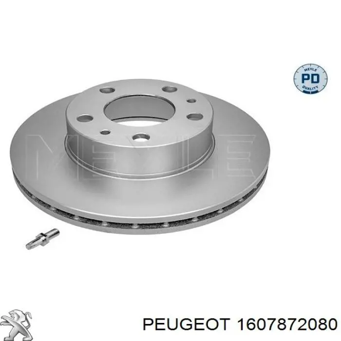 Диск переднього гальма Peugeot/Citroen 1607872080 ціна, від 44.30 USD