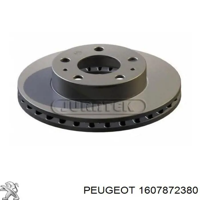 1607872380 Peugeot/Citroen диск гальмівний передній