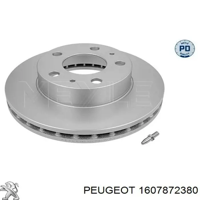 1607872380 Peugeot/Citroen Гальмо дискове переднє