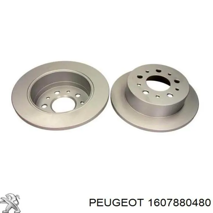 1607880480 Peugeot/Citroen диск гальмівний задній