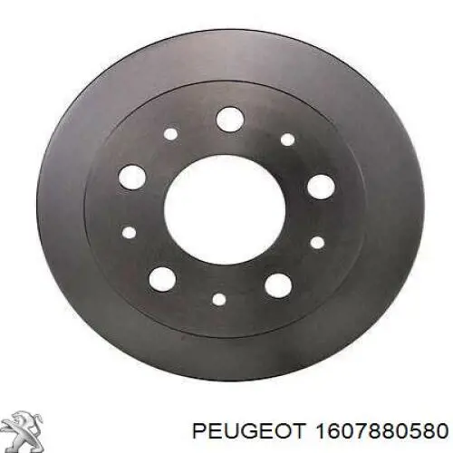 1607880580 Peugeot/Citroen диск гальмівний задній