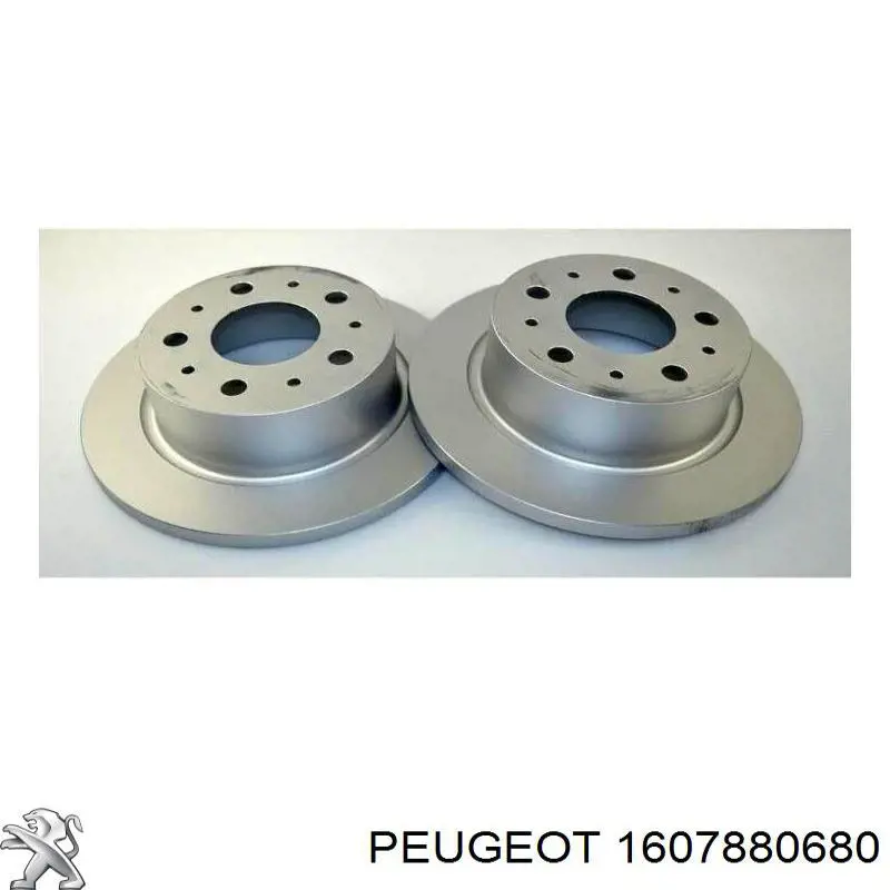 Купити 1607880680 Peugeot/Citroen Диск заднього гальма