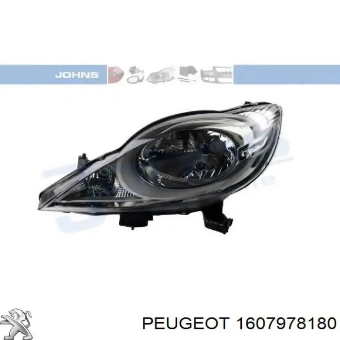 Фара ліва 1607978180 Peugeot/Citroen