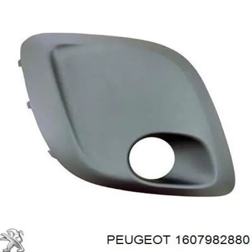 1607982880 Peugeot/Citroen Решітка переднього бампера, права