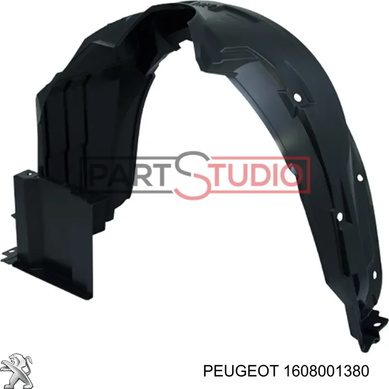 Підкрилок передній правий 1608001380 Peugeot/Citroen